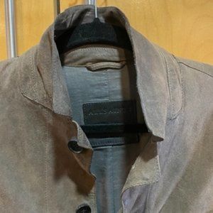 All Saints Leather Jacket Blazer